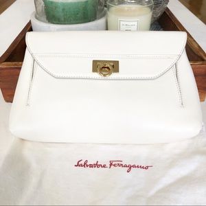 Small Nero calf skin shoulder gold bag